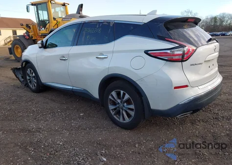 2017 Nissan Murano S z USA, uszkodzony, nr VIN 5N1AZ2MHXHN148608